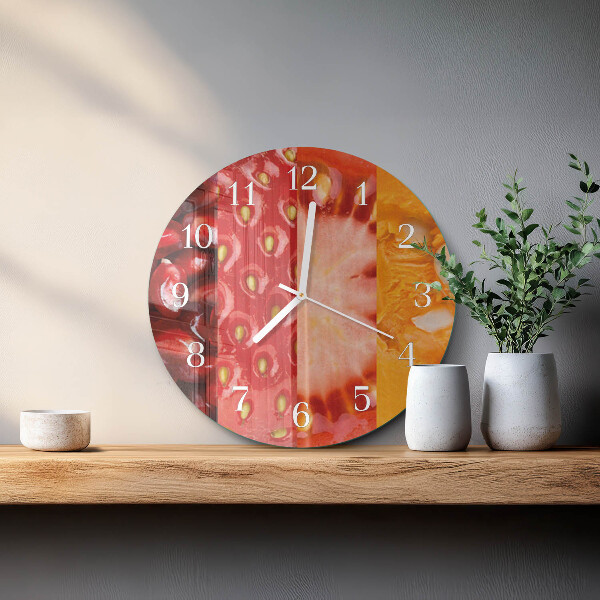 Horloge ronde Fruit