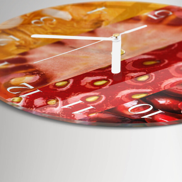 Horloge ronde Fruit