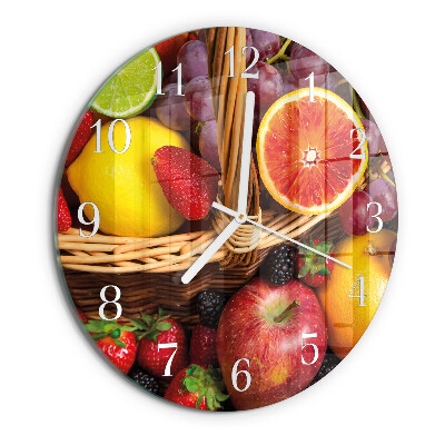 Horloge ronde Fruit
