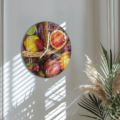 Horloge ronde Fruit