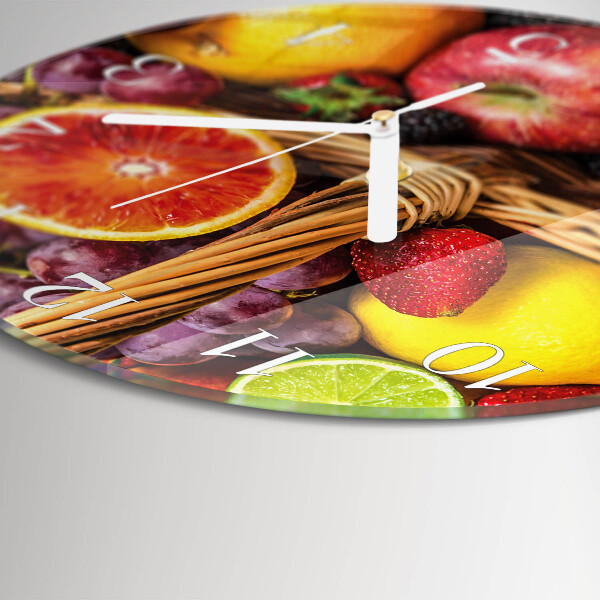 Horloge ronde Fruit