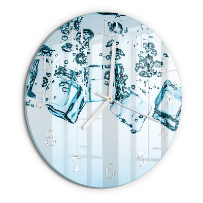 Horloge ronde Glace