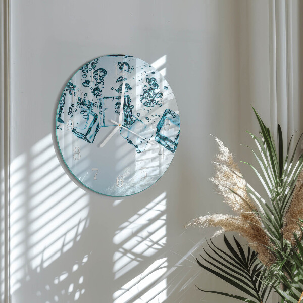 Horloge ronde Glace