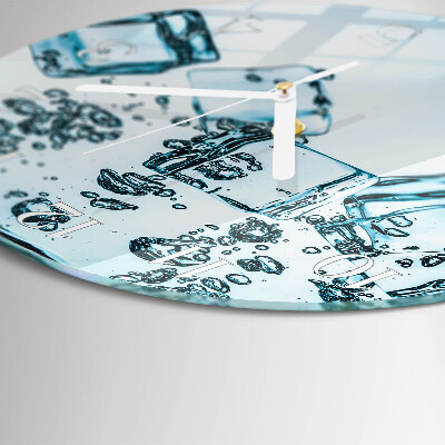 Horloge ronde Glace