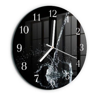 Horloge ronde Eau