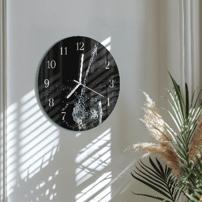 Horloge ronde Eau