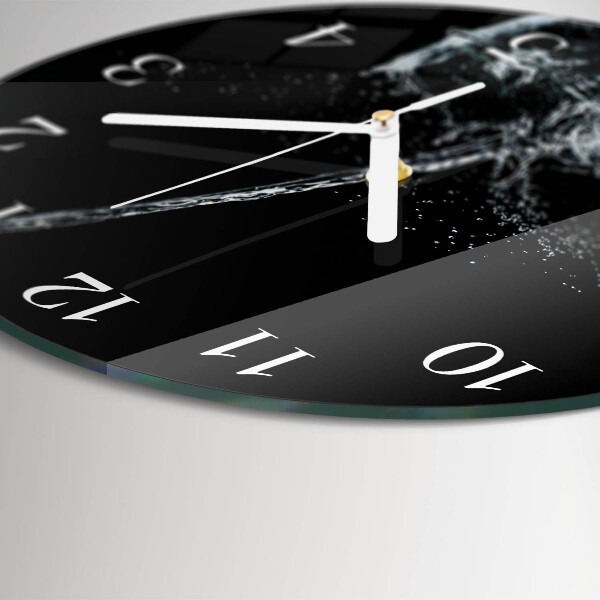 Horloge ronde Eau