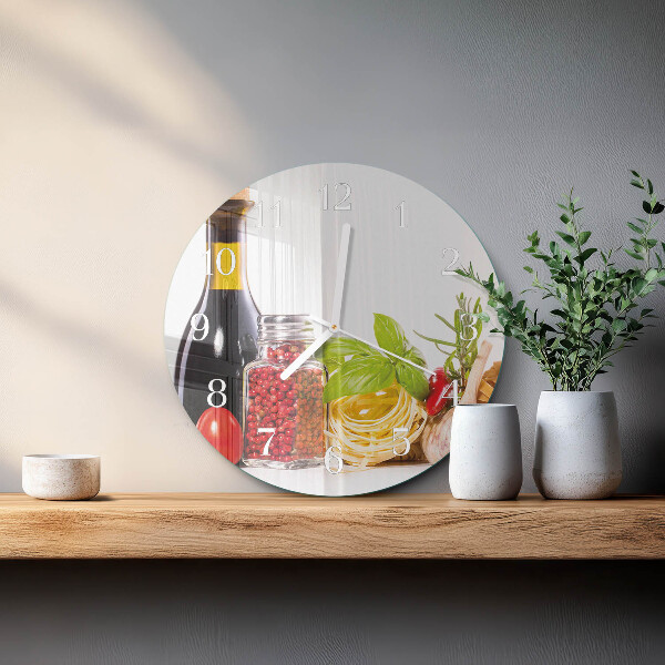 Horloge ronde Pâtes