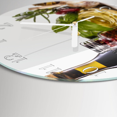 Horloge ronde Pâtes