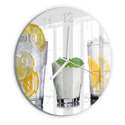 Horloge ronde Citrique