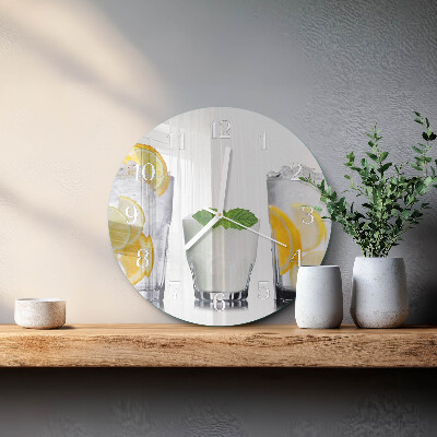 Horloge ronde Citrique