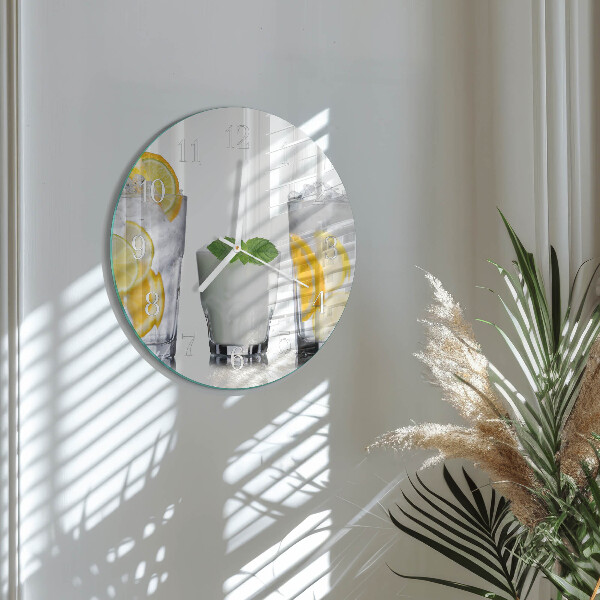 Horloge ronde Citrique