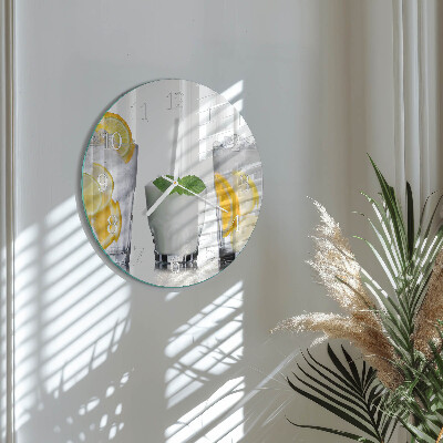 Horloge ronde Citrique