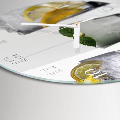 Horloge ronde Citrique