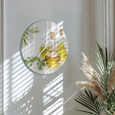 Horloge ronde Huile