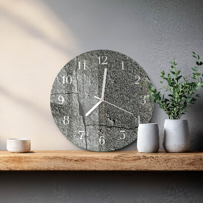 Horloge ronde Pierre naturelle