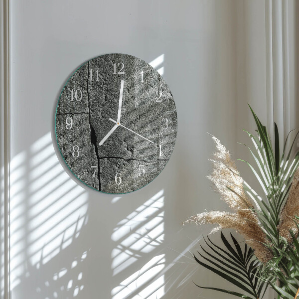 Horloge ronde Pierre naturelle