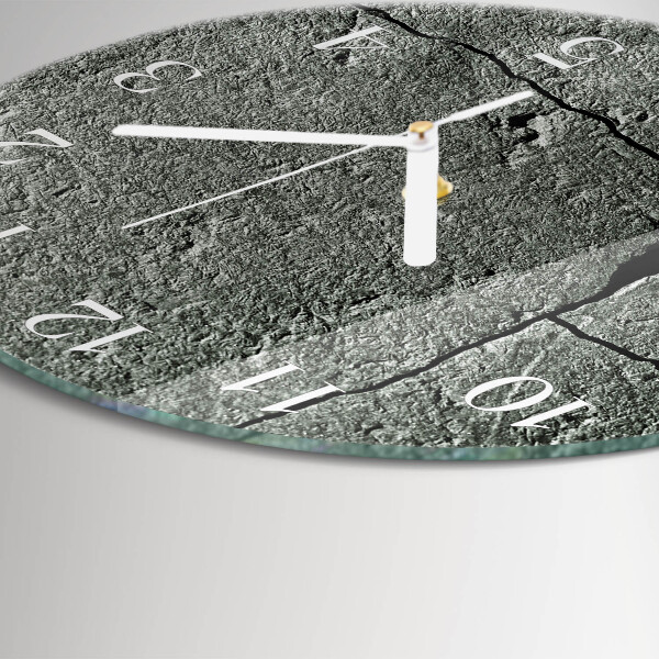 Horloge ronde Pierre naturelle