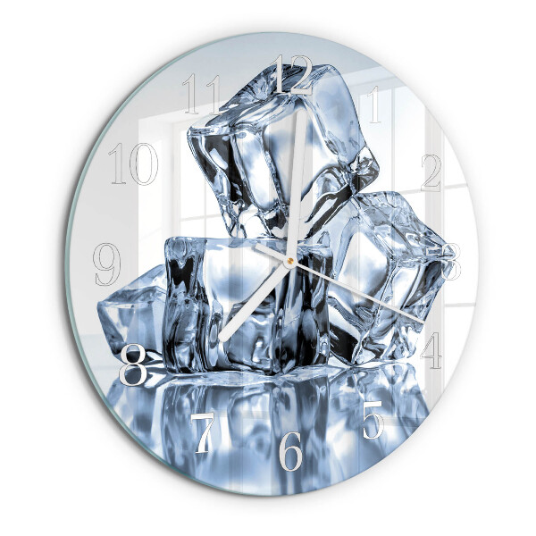 Horloge ronde Glace