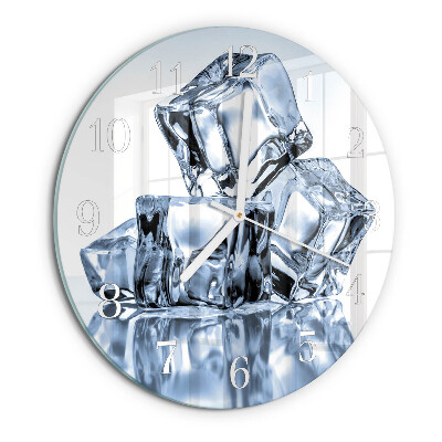 Horloge ronde Glace