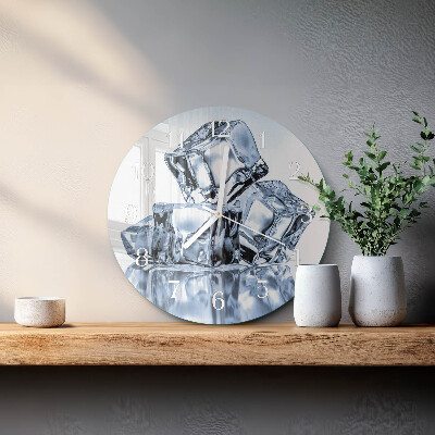 Horloge ronde Glace