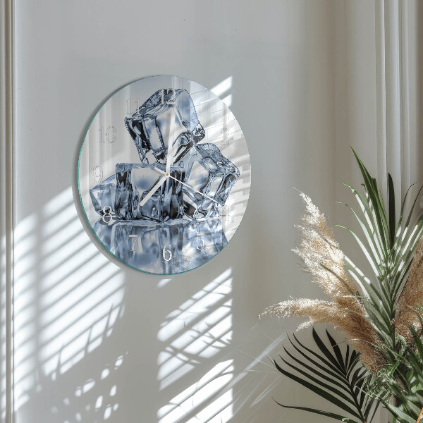 Horloge ronde Glace