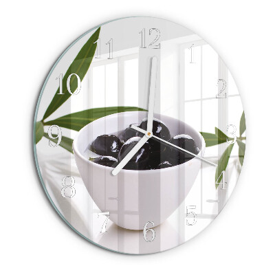 Horloge ronde Olives