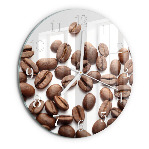 Horloge ronde Café en grains