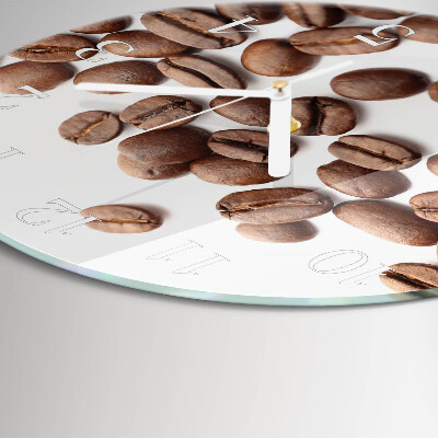 Horloge ronde Café en grains