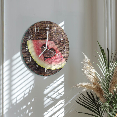 Horloge ronde Pastèque