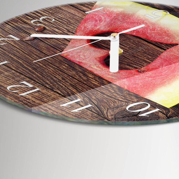Horloge ronde Pastèque