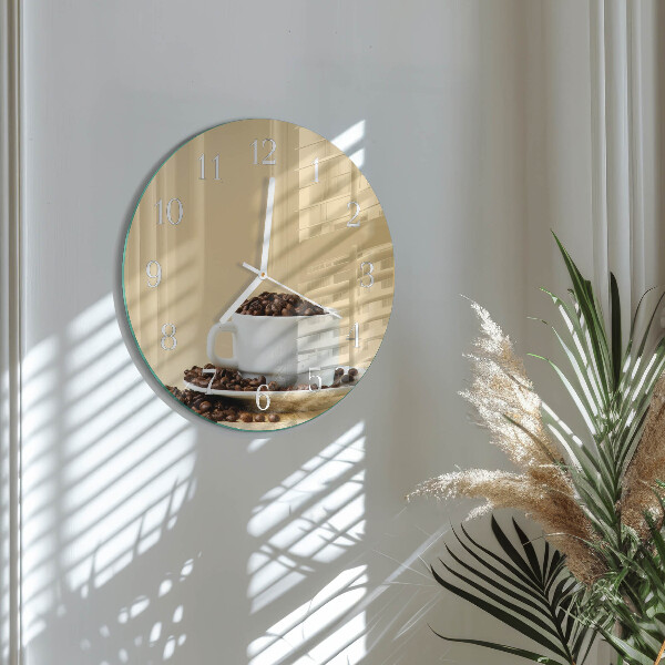 Horloge ronde Café
