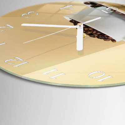 Horloge ronde Café