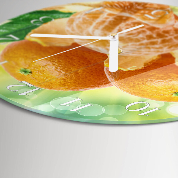 Horloge ronde Oranges