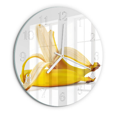 Horloge ronde Bananes