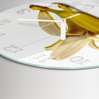 Horloge ronde Bananes