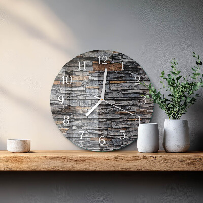 Horloge ronde Mâchefer