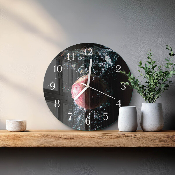 Horloge ronde Pomme