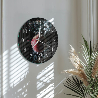 Horloge ronde Pomme