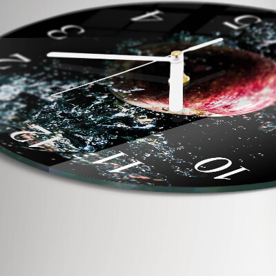 Horloge ronde Pomme