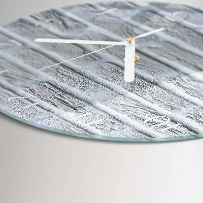 Horloge ronde Mâchefer