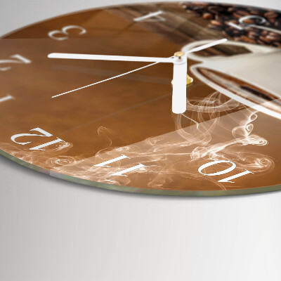 Horloge ronde Café
