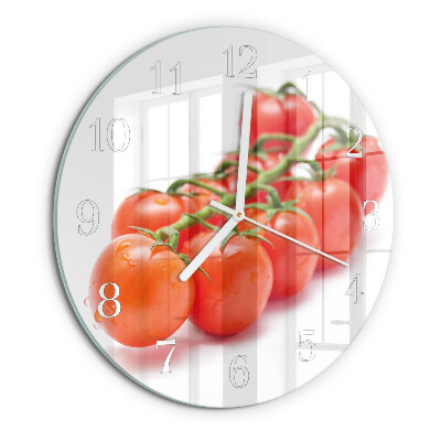 Horloge ronde Tomates
