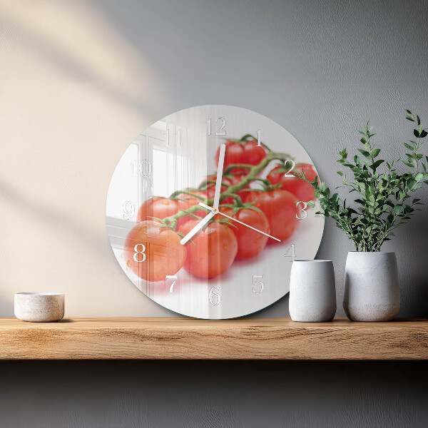 Horloge ronde Tomates