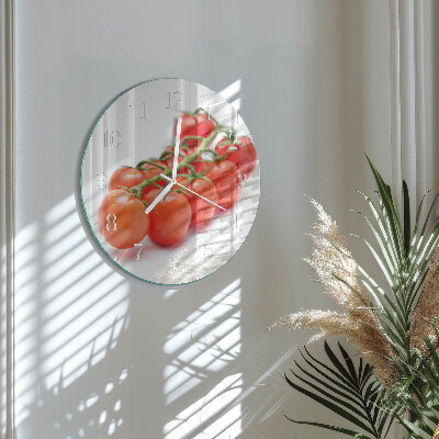 Horloge ronde Tomates