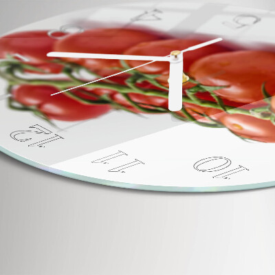 Horloge ronde Tomates