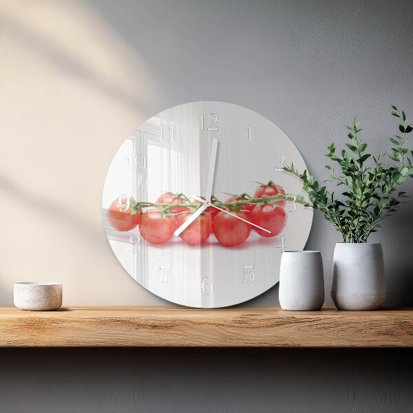 Horloge ronde Tomates