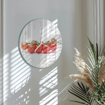 Horloge ronde Tomates