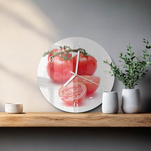 Horloge ronde Tomates