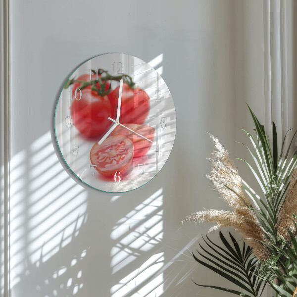Horloge ronde Tomates